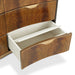 AICO Malibu Crest 9 Drawer Dresser in Crotch Mahogany - Bargain Furniture (Detroit, MI)