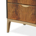 AICO Malibu Crest 9 Drawer Dresser in Crotch Mahogany - Bargain Furniture (Detroit, MI)