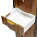 AICO Malibu Crest Swivel Lingerie Chest in Crotch Mahogany - Bargain Furniture (Detroit, MI)