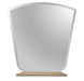 AICO Malibu Crest Vanity Mirror in Burnished Gold - Bargain Furniture (Detroit, MI)
