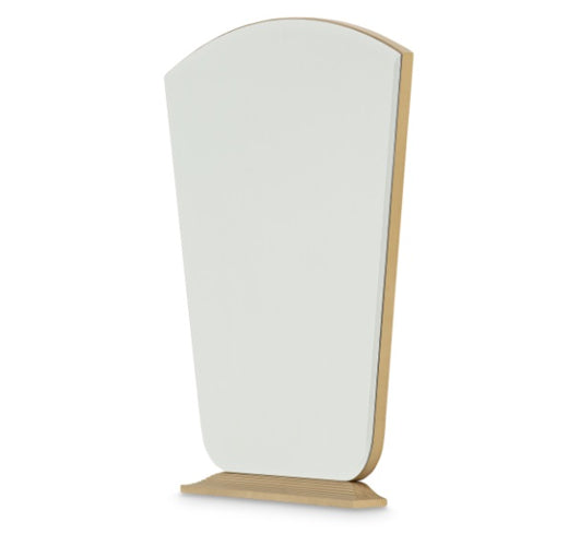 AICO Malibu Crest Vanity Mirror in Burnished Gold - Bargain Furniture (Detroit, MI)