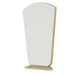 AICO Malibu Crest Vanity Mirror in Burnished Gold - Bargain Furniture (Detroit, MI)