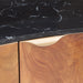 AICO Malibu Crest TV Console in Crotch Mahogany - Bargain Furniture (Detroit, MI)