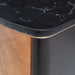 AICO Malibu Crest TV Console in Crotch Mahogany - Bargain Furniture (Detroit, MI)