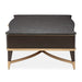 AICO Malibu Crest Rectangular Cocktail Table in Crotch Mahogany - Bargain Furniture (Detroit, MI)