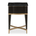 AICO Malibu Crest End Table in Crotch Mahogany - Bargain Furniture (Detroit, MI)
