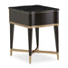 AICO Malibu Crest End Table in Crotch Mahogany - Bargain Furniture (Detroit, MI)