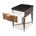 AICO Malibu Crest End Table in Crotch Mahogany - Bargain Furniture (Detroit, MI)