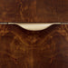 AICO Malibu Crest Display Cabinet in Crotch Mahogany - Bargain Furniture (Detroit, MI)