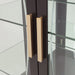 AICO Malibu Crest Display Cabinet in Crotch Mahogany - Bargain Furniture (Detroit, MI)