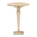 AICO Malibu Crest Round Pedestal Tea Table in Crotch Mahogany - Bargain Furniture (Detroit, MI)