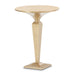 AICO Malibu Crest Round Pedestal Tea Table in Crotch Mahogany - Bargain Furniture (Detroit, MI)