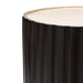 AICO Malibu Crest Round Chairside Table in Dark Espresso - Bargain Furniture (Detroit, MI)