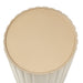 AICO Malibu Crest Round Chairside Table in Chardonnay - Bargain Furniture (Detroit, MI)
