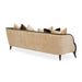 AICO Malibu Crest Sofa in Dark Espresso - Bargain Furniture (Detroit, MI)