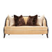 AICO Malibu Crest Loveseat in Dark Espresso - Bargain Furniture (Detroit, MI)