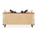 AICO Malibu Crest Loveseat in Dark Espresso - Bargain Furniture (Detroit, MI)