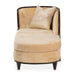 AICO Malibu Crest Chaise in Dark Espresso - Bargain Furniture (Detroit, MI)