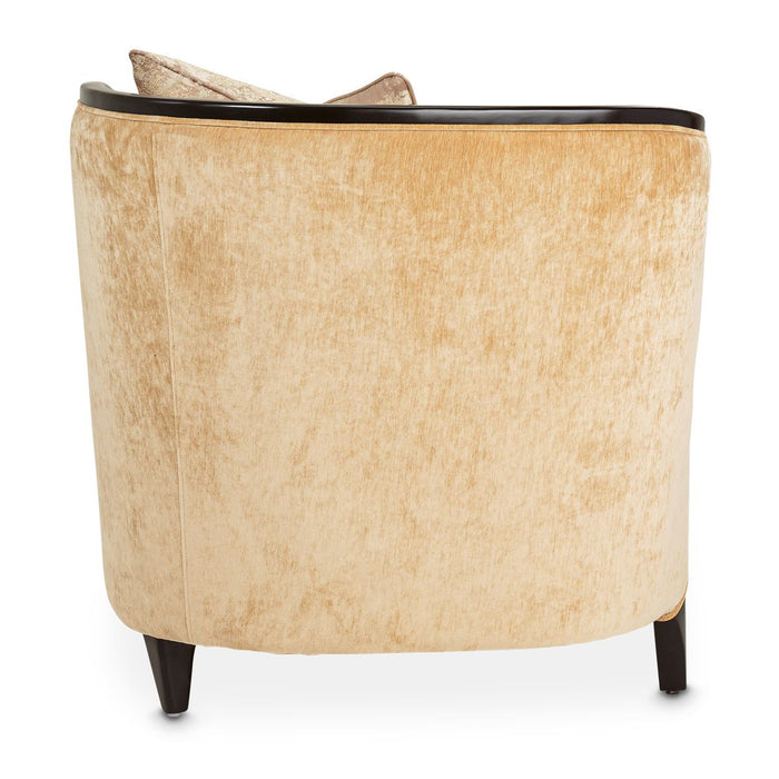 AICO Malibu Crest Chaise in Dark Espresso - Bargain Furniture (Detroit, MI)
