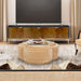 AICO Malibu Crest Clover Cocktail Ottoman in Dark Espresso - Bargain Furniture (Detroit, MI)