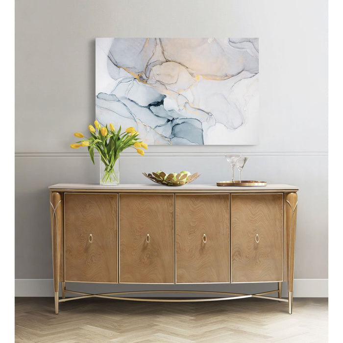 AICO Villa Cherie Sideboard in Caramel - Bargain Furniture (Detroit, MI)