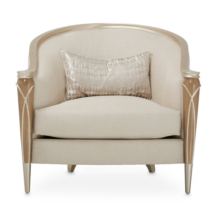 AICO Villa Cherie Chair in Caramel - Bargain Furniture (Detroit, MI)