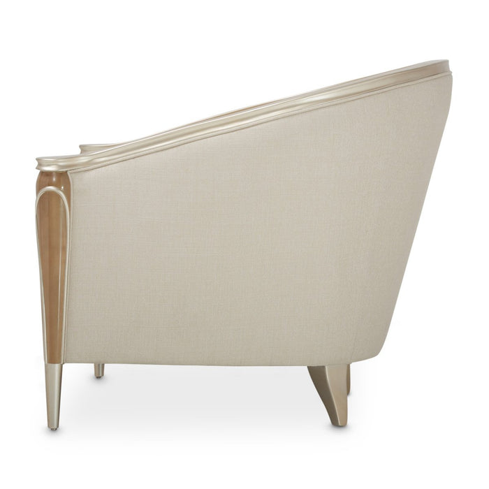 AICO Villa Cherie Chair in Caramel - Bargain Furniture (Detroit, MI)
