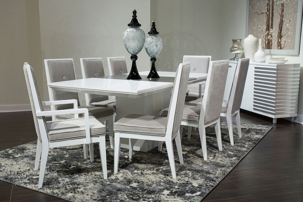 Aico Furniture Horizons Side Chair in Cloud White (Set of 2) - Bargain Furniture (Detroit, MI)