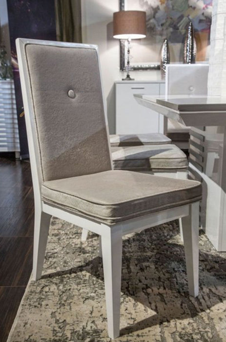 Aico Furniture Horizons Side Chair in Cloud White (Set of 2) - Bargain Furniture (Detroit, MI)