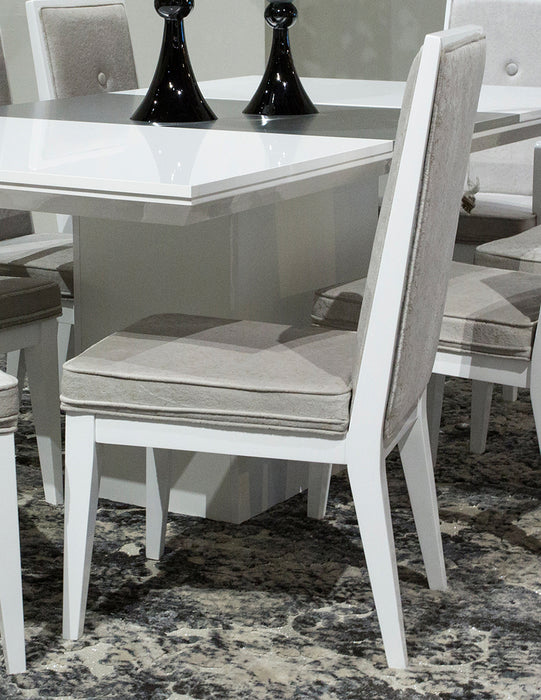 Aico Furniture Horizons Side Chair in Cloud White (Set of 2) - Bargain Furniture (Detroit, MI)