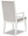 Aico Furniture Horizons Arm Chair in Cloud White (Set of 2) - Bargain Furniture (Detroit, MI)