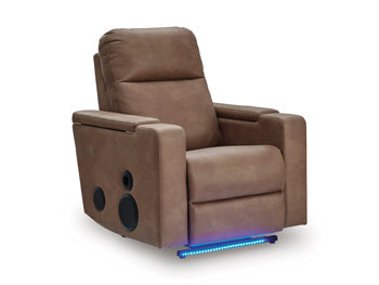 Lorrenton Power Glider Recliner with Audio System - Bargain Furniture (Detroit, MI)