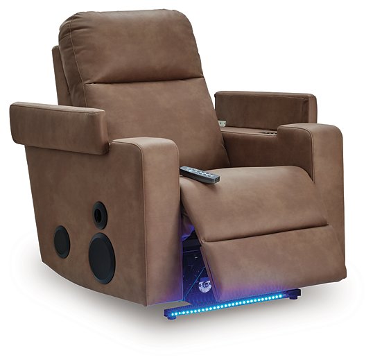 Lorrenton Power Glider Recliner with Audio System - Bargain Furniture (Detroit, MI)