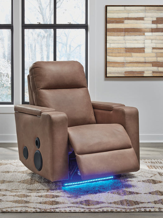 Lorrenton Power Glider Recliner with Audio System - Bargain Furniture (Detroit, MI)