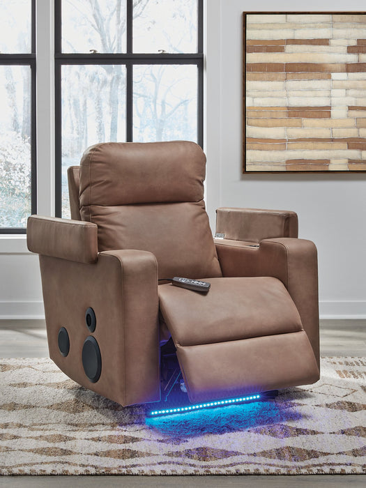 Lorrenton Power Glider Recliner with Audio System - Bargain Furniture (Detroit, MI)