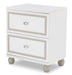 AICO Sky Tower 2 Drawer Nightstand in White Cloud - Bargain Furniture (Detroit, MI)