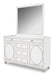 AICO Sky Tower Dresser in White Cloud - Bargain Furniture (Detroit, MI)