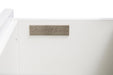 AICO Sky Tower Bedside Bench in White Cloud - Bargain Furniture (Detroit, MI)