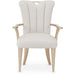 AICO La Rachelle Arm Chair in Medium Champagne (Set of 2) - Bargain Furniture (Detroit, MI)