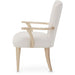 AICO La Rachelle Arm Chair in Medium Champagne (Set of 2) - Bargain Furniture (Detroit, MI)