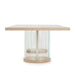 AICO Laguna Ridge Rectangular Dining Table in Washed Oak - Bargain Furniture (Detroit, MI)