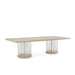 AICO Laguna Ridge Rectangular Dining Table in Washed Oak - Bargain Furniture (Detroit, MI)