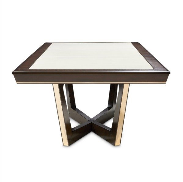 AICO Belmont Place Rectangular Dining Table in Espresso - Bargain Furniture (Detroit, MI)