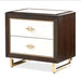 AICO Belmont Place Nightstand in Espresso - Bargain Furniture (Detroit, MI)