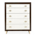 AICO Furniture Penthouse 5 Drawer Chest in Espresso - Bargain Furniture (Detroit, MI)