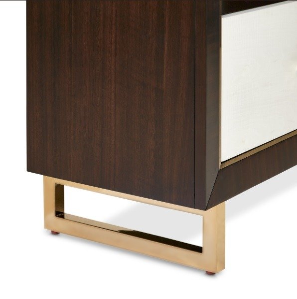 AICO Belmont Place Media Cabinet in Espresso - Bargain Furniture (Detroit, MI)