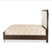 AICO Belmont Place Cal King Panel Upholstered Bed in Espresso - Bargain Furniture (Detroit, MI)