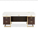 AICO Belmont Place Desk in Espresso - Bargain Furniture (Detroit, MI)