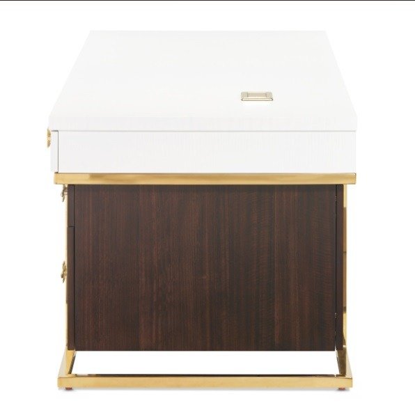 AICO Belmont Place Desk in Espresso - Bargain Furniture (Detroit, MI)