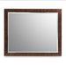 AICO Belmont Place Wall Mirror in Espresso - Bargain Furniture (Detroit, MI)